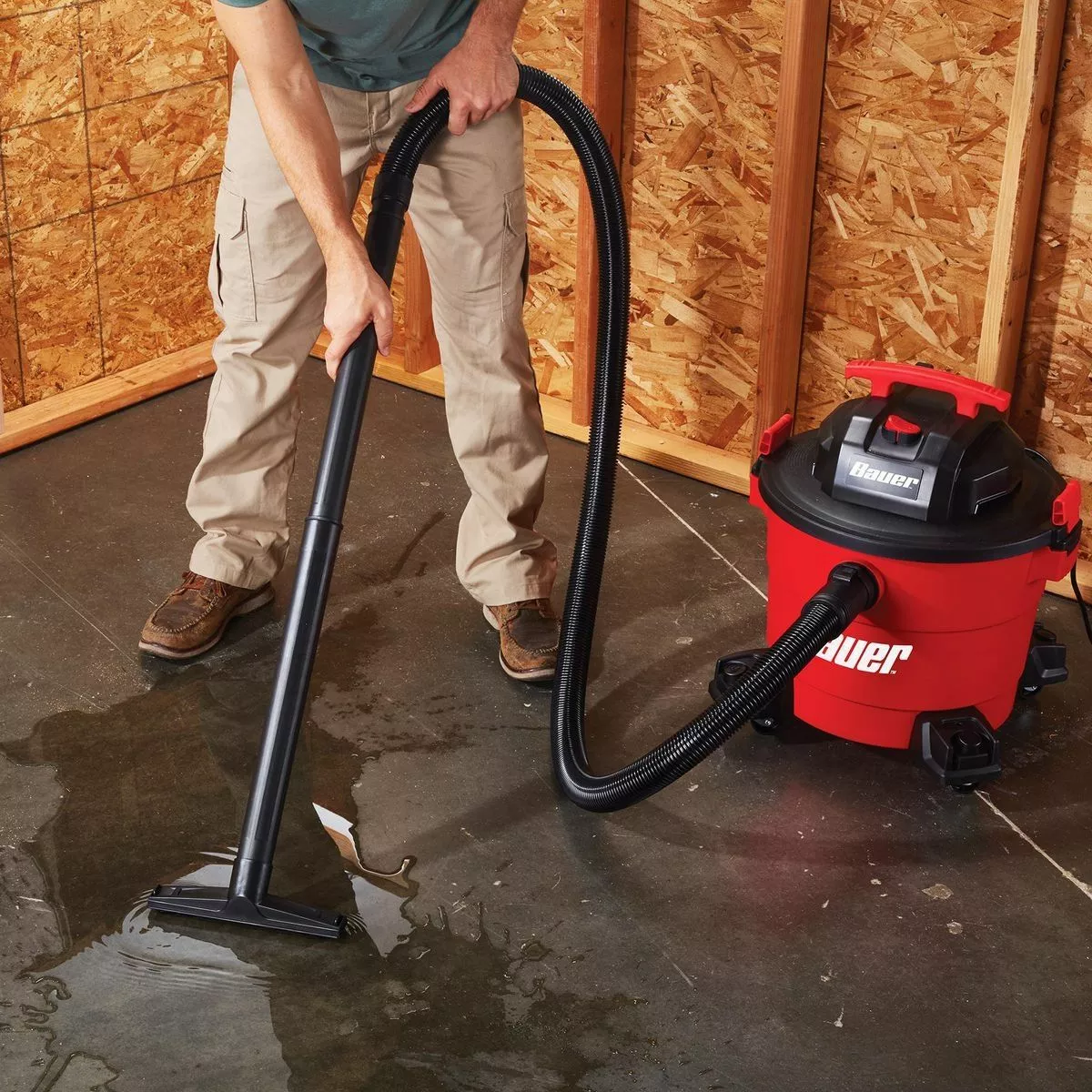 BAUER 9 Gallon 4.5 Peak Horsepower Wet/Dry Vacuum 14 BAUER 9 Gallon 4.5 Peak Horsepower Wet/Dry Vacuum - Image 14