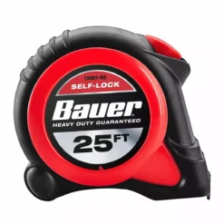 BAUER 25 ft. Self-Locking Tape Measure -Bauer Popular Store 56350 W4