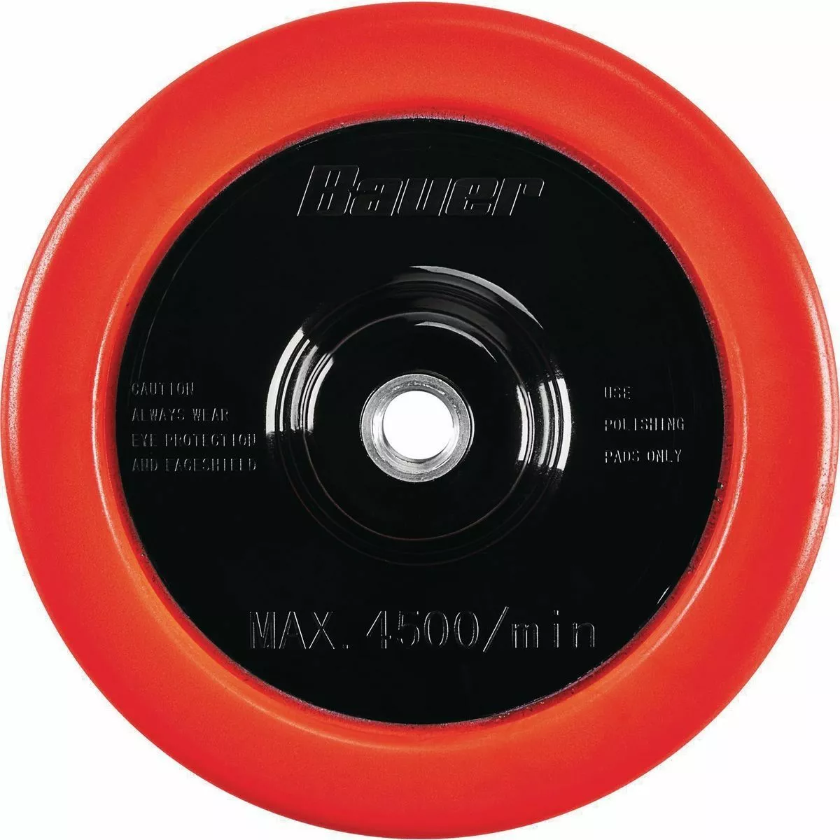 BAUER 7 in. Threaded Polishing Hook and Loop Backing Pad 1 BAUER 7 in. Threaded Polishing Hook and Loop Backing Pad