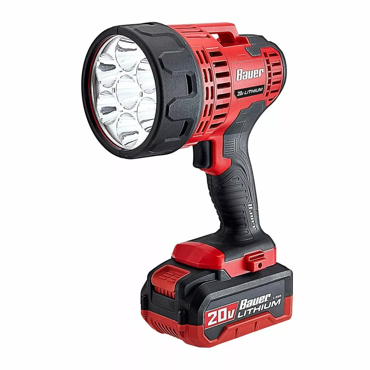 BAUER 20V Cordless 2500 Lumen Spotlight – Tool Only 7 BAUER 20V Cordless 2500 Lumen Spotlight – Tool Only - Image 7