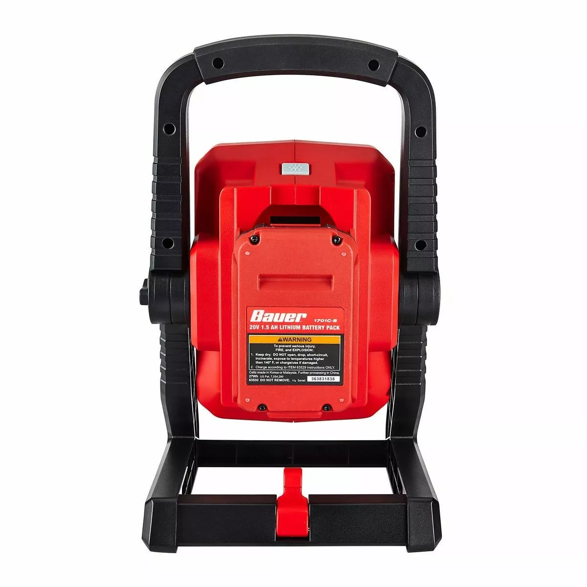 BAUER 20V Cordless 2000 Lumen Dual Power Work Light – Tool Only 8 BAUER 20V Cordless 2000 Lumen Dual Power Work Light – Tool Only - Image 8