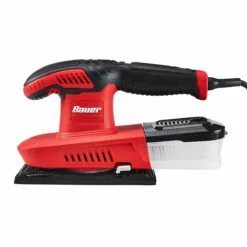 BAUER 1.8 Amp Orbital 1/3 Sheet Sander with Anti-Vibration -Bauer Popular Store 56532 W4