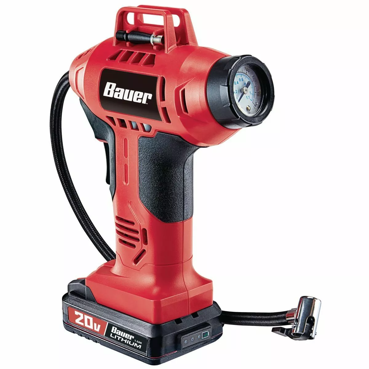 BAUER 20V Cordless 0-160 PSI Inflator - Tool Only 3 BAUER 20V Cordless 0-160 PSI Inflator - Tool Only - Image 3