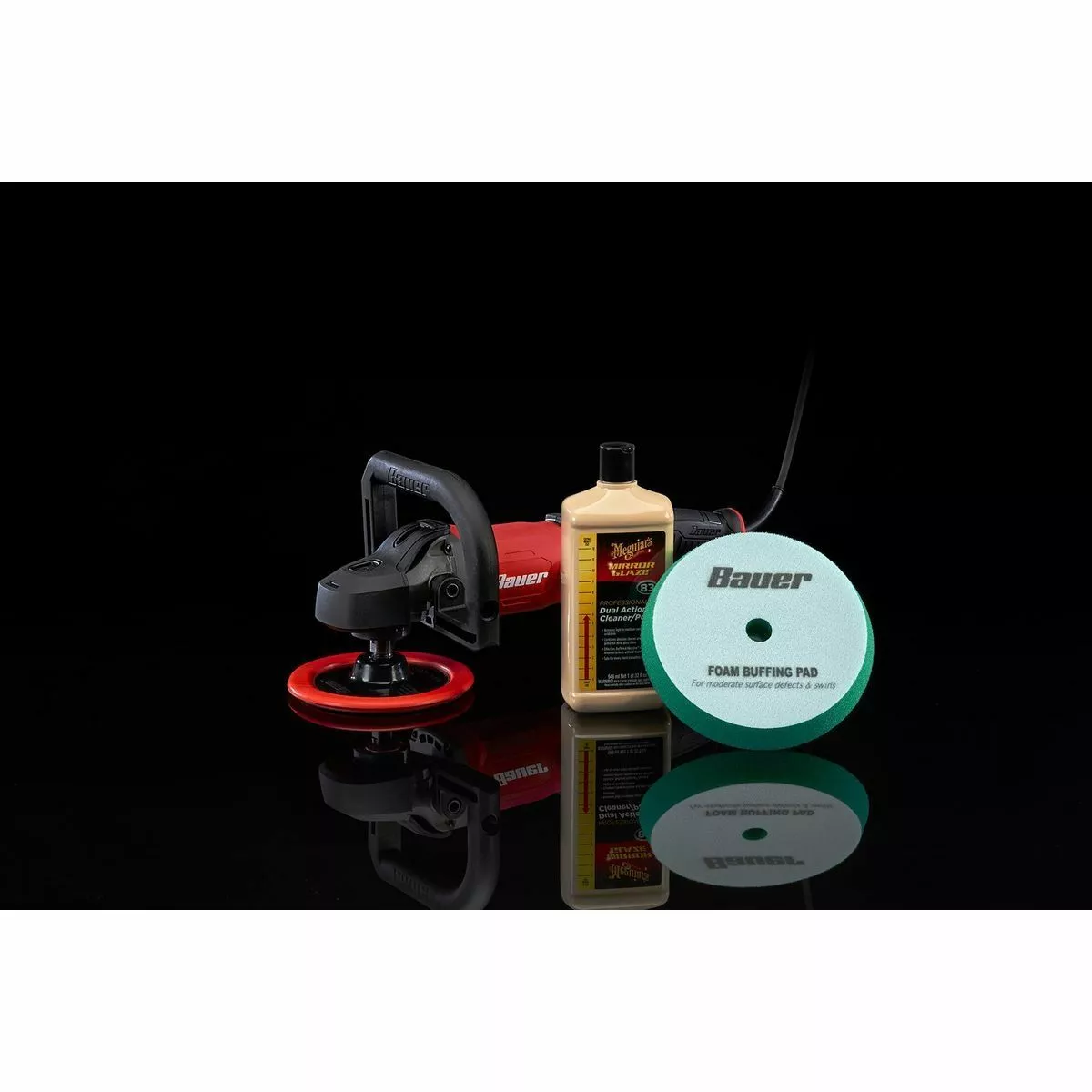 BAUER 6 in. Medium Foam Polishing Pad - Green 10 BAUER 6 in. Medium Foam Polishing Pad - Green - Image 10