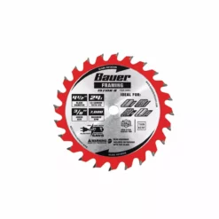 BAUER 4-1/2 in. , 24T Framing Circular Saw Blade