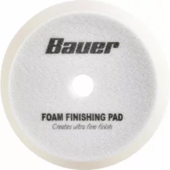 BAUER 6 in. Ultra-Fine Foam Polishing Pad - White