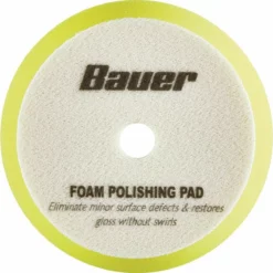 BAUER 6 in. Fine Foam Polishing Pad - Yellow