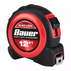 BAUER 12 ft. Slide-Lock Tape Measure 14 BAUER 12 ft. Slide-Lock Tape Measure -Bauer Popular Store 56674 W4