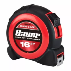 BAUER 16 ft. Slide-Lock Tape Measure 12 BAUER 16 ft. Slide-Lock Tape Measure -Bauer Popular Store 56675 W4