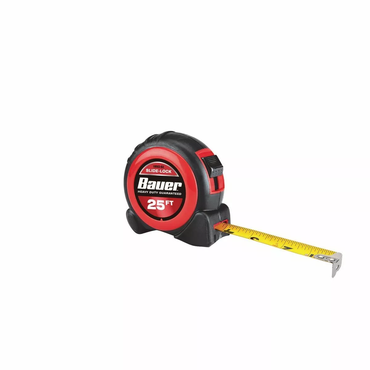 BAUER 25 ft. Slide-Lock Tape Measure 1 BAUER 25 ft. Slide-Lock Tape Measure