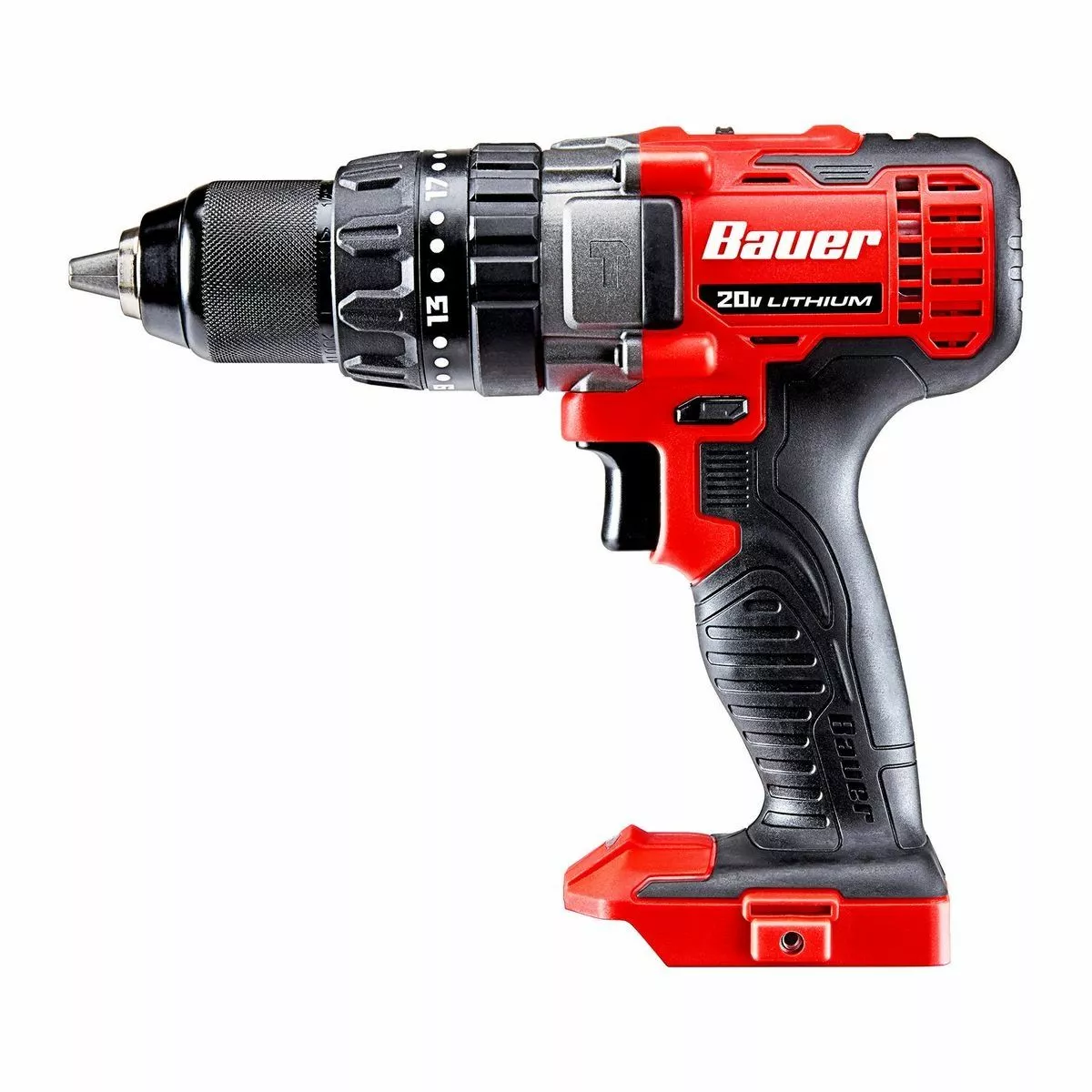 BAUER 20V Cordless 1/2 in. Variable Speed Hammer Drill/Driver - Tool Only 2 BAUER 20V Cordless 1/2 in. Variable Speed Hammer Drill/Driver - Tool Only - Image 2