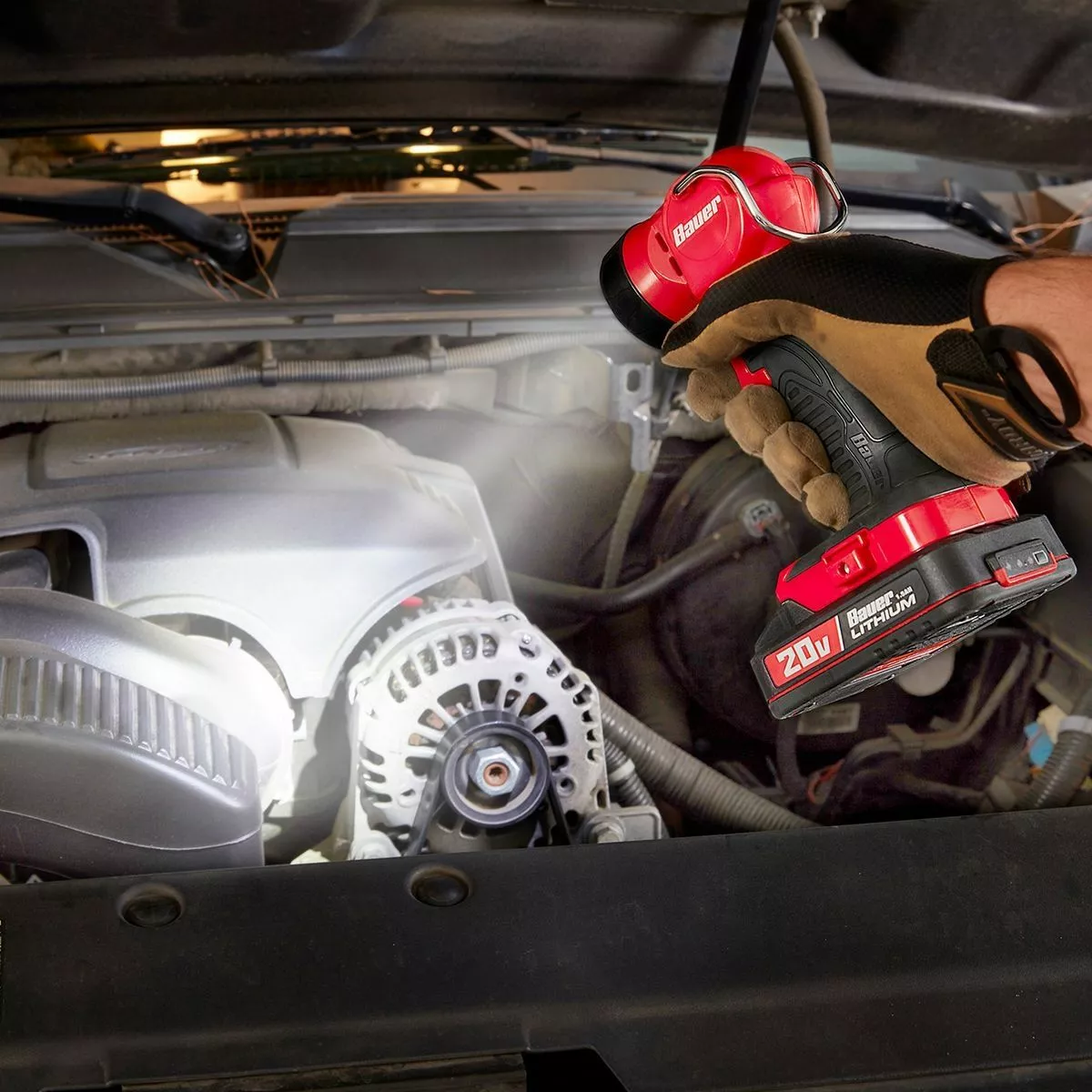 BAUER 20V Cordless 220 Lumen Work Light – Tool Only 12 BAUER 20V Cordless 220 Lumen Work Light – Tool Only - Image 12