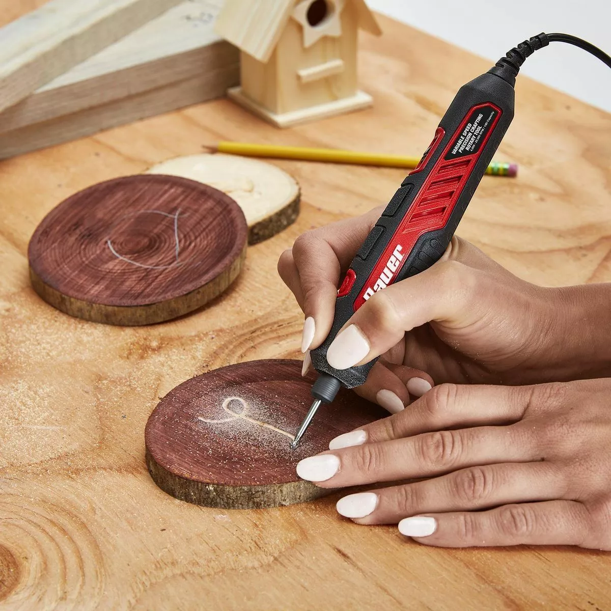 BAUER Variable Speed Precision Crafting Rotary Tool 8 BAUER Variable Speed Precision Crafting Rotary Tool - Image 8
