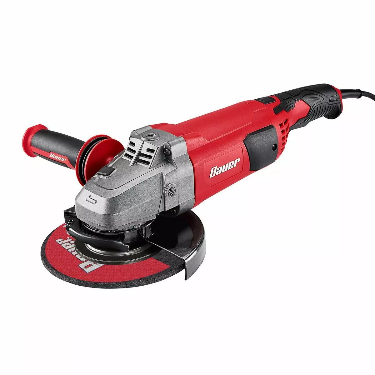 BAUER 15 Amp 7 in. Trigger Grip Angle Grinder with 180° Rotating Body 1 BAUER 15 Amp 7 in. Trigger Grip Angle Grinder with 180° Rotating Body