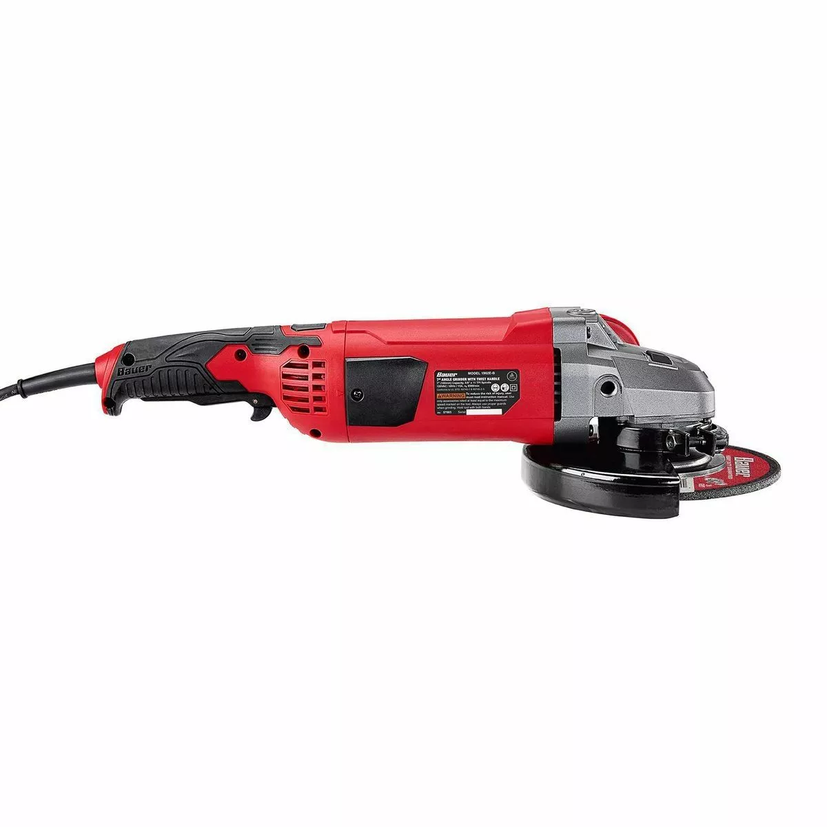 BAUER 15 Amp 7 in. Trigger Grip Angle Grinder with 180° Rotating Body 5 BAUER 15 Amp 7 in. Trigger Grip Angle Grinder with 180° Rotating Body - Image 5