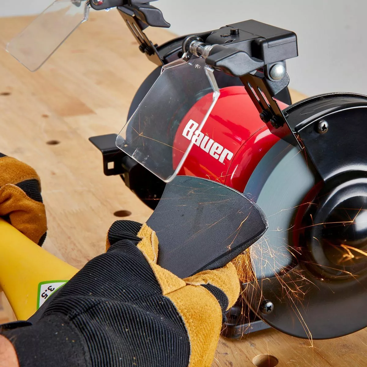 BAUER 6 in. Bench Grinder with LED Lights 11 BAUER 6 in. Bench Grinder with LED Lights - Image 11