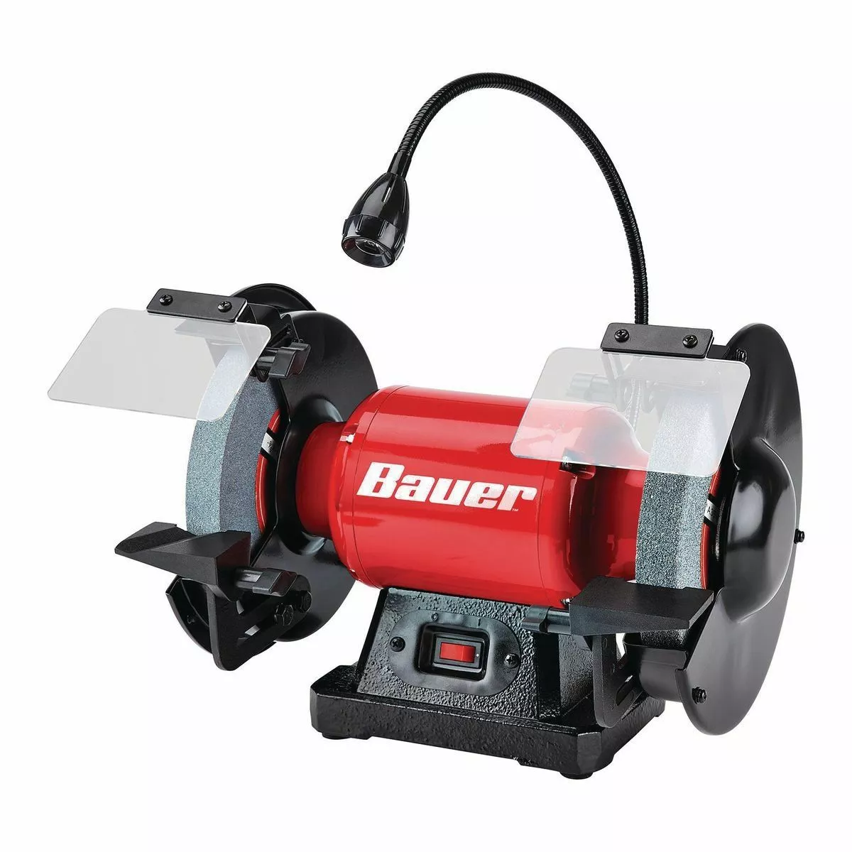BAUER 8 in. Bench Grinder with LED Light 1 BAUER 8 in. Bench Grinder with LED Light