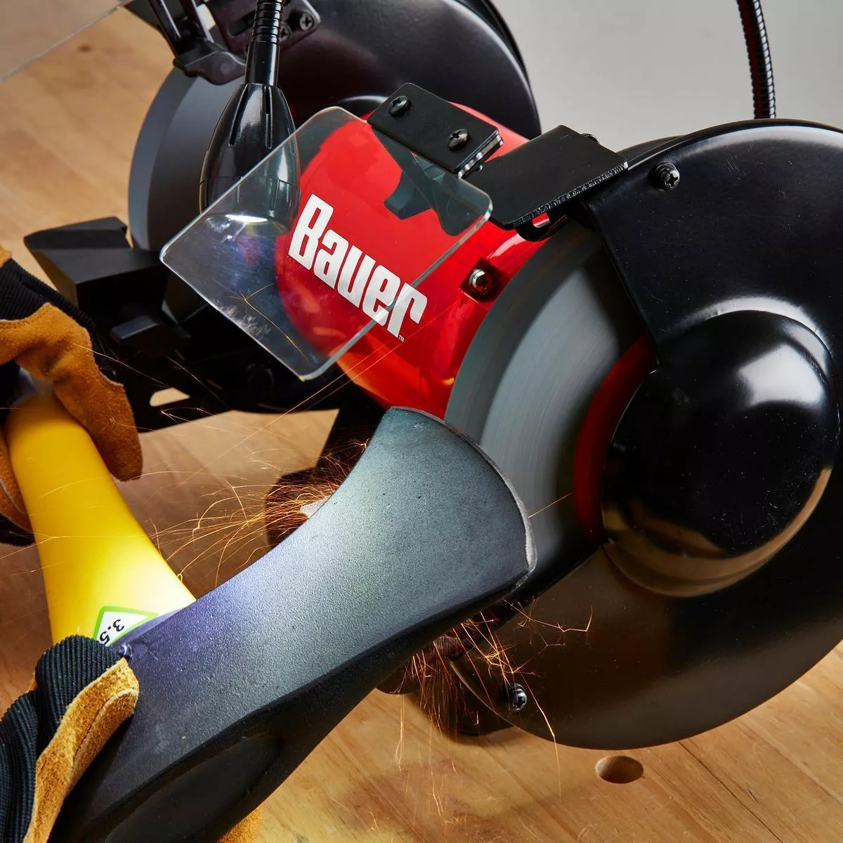 BAUER 8 in. Bench Grinder with LED Light 12 BAUER 8 in. Bench Grinder with LED Light - Image 12