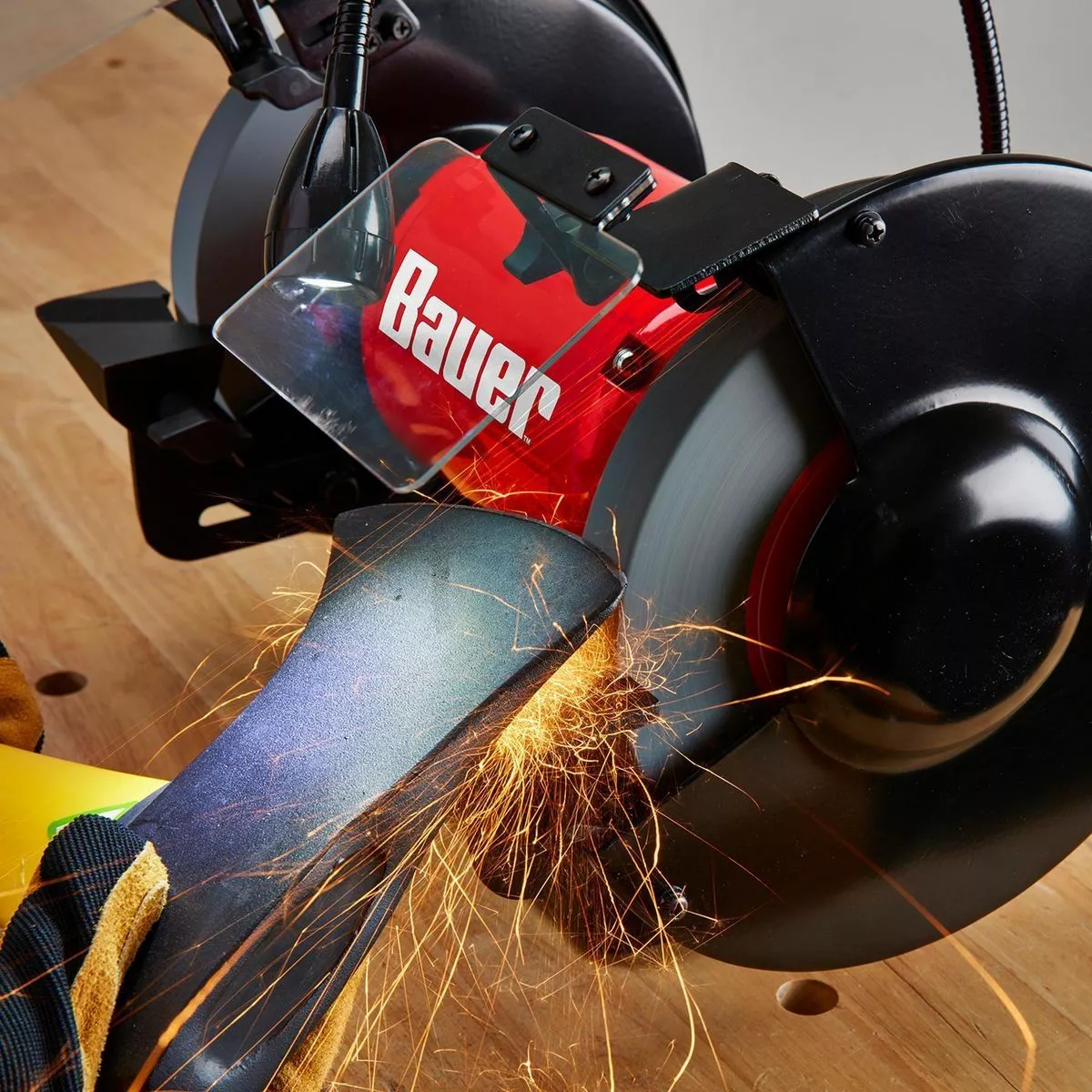 BAUER 8 in. Bench Grinder with LED Light 13 BAUER 8 in. Bench Grinder with LED Light - Image 13