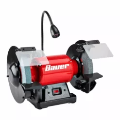 BAUER 8 in. Bench Grinder with LED Light 16 BAUER 8 in. Bench Grinder with LED Light -Bauer Popular Store 57287 W4