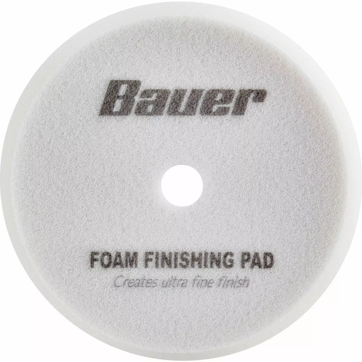 BAUER 7 in. Ultra-Fine Foam Polishing Pad - White 1 BAUER 7 in. Ultra-Fine Foam Polishing Pad - White