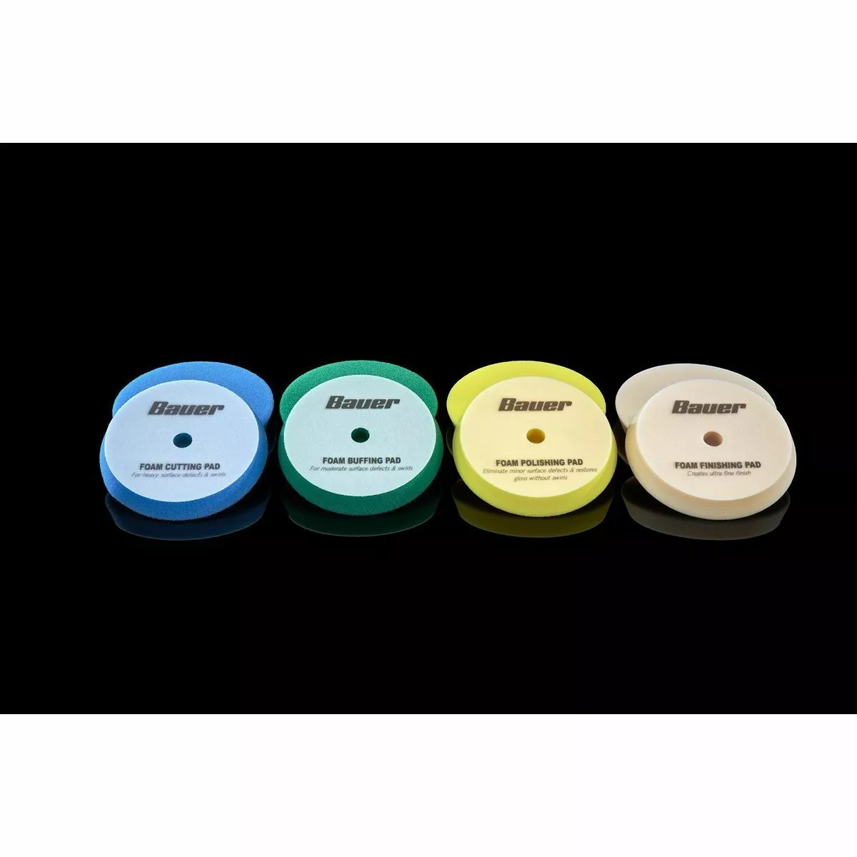 BAUER 7 in. Ultra-Fine Foam Polishing Pad - White 7 BAUER 7 in. Ultra-Fine Foam Polishing Pad - White - Image 7