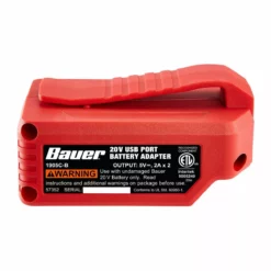 BAUER USB Power Source Battery Adapter - Tool Only -Bauer Popular Store 57352 W6