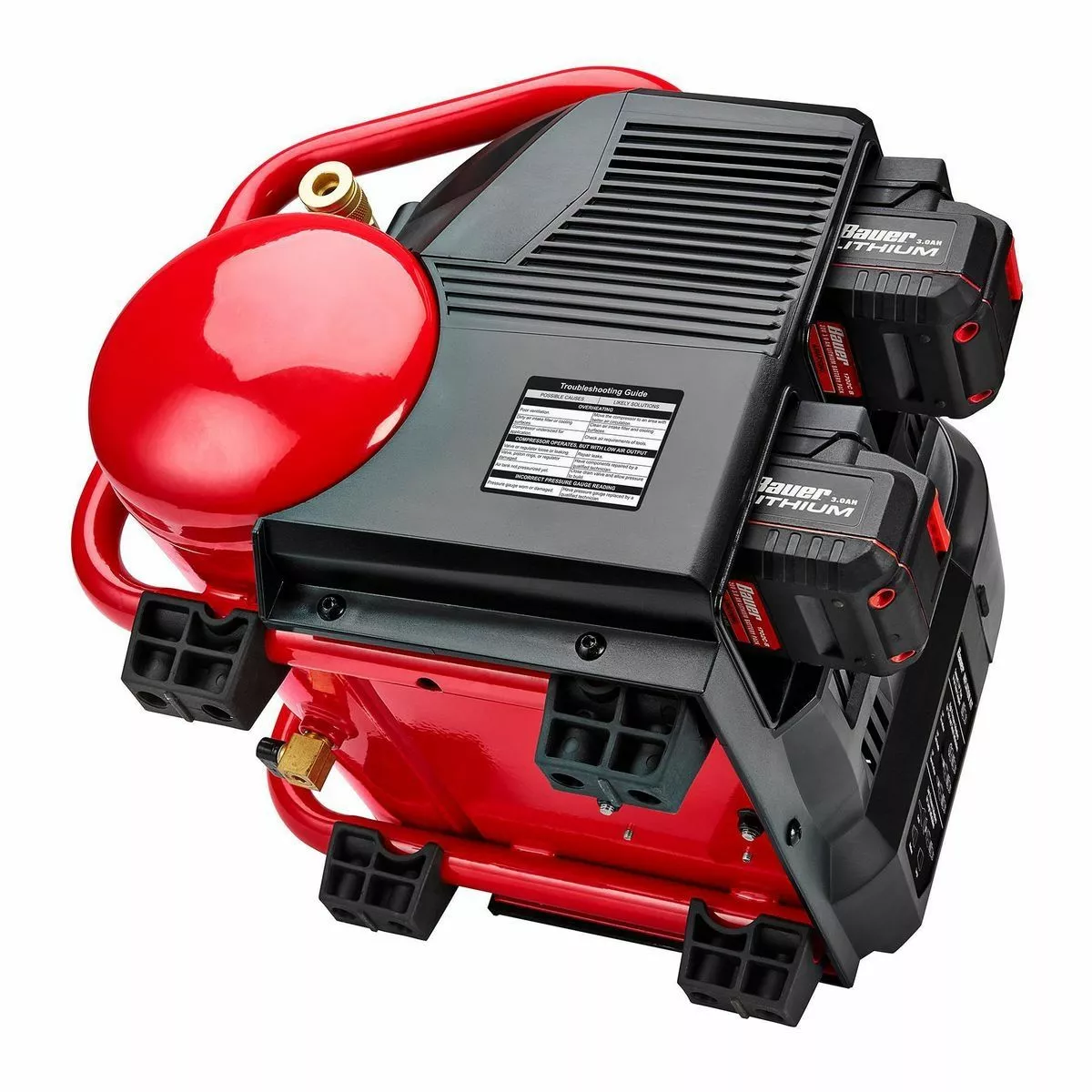 BAUER 1.6 Gallon 135 PSI 20V Brushless Cordless Air Compressor - Tool Only 9 BAUER 1.6 Gallon 135 PSI 20V Brushless Cordless Air Compressor - Tool Only - Image 9