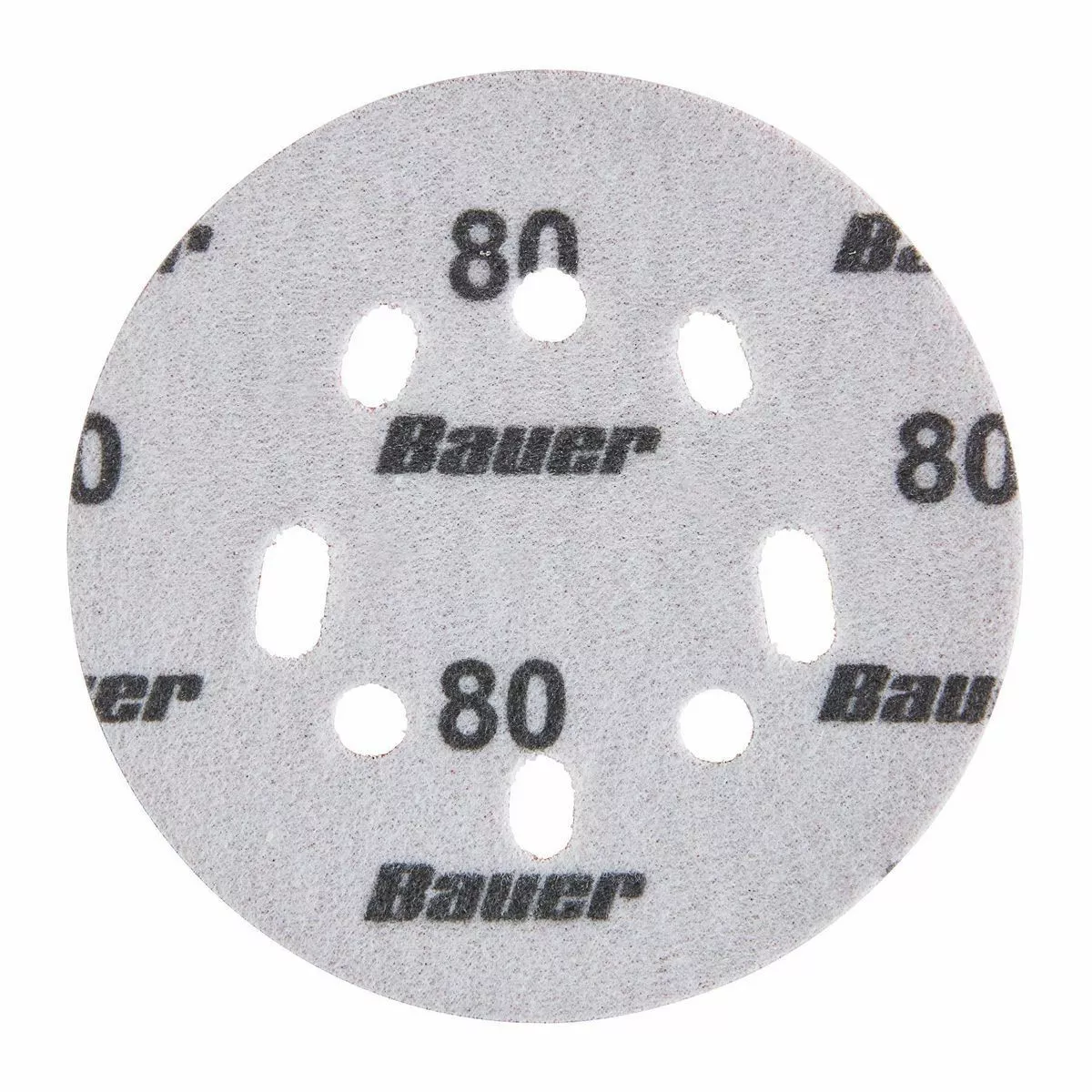 BAUER 5 in. 80 Grit Hook and Loop Universal Pattern Sanding Discs, 15 Pk. 3 BAUER 5 in. 80 Grit Hook and Loop Universal Pattern Sanding Discs, 15 Pk. - Image 3