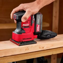 BAUER 20V Cordless 1/4 Sheet Sander with Dust Bag - Tool Only -Bauer Popular Store 57471 W11