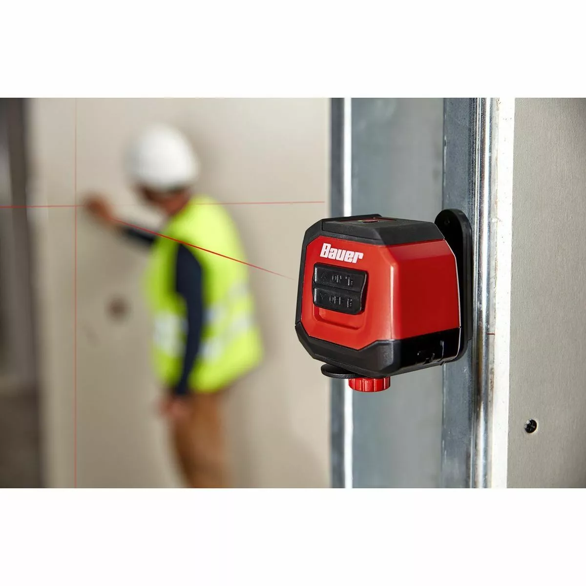 BAUER 30 ft. Self-Leveling Cross Line Laser Level 11 BAUER 30 ft. Self-Leveling Cross Line Laser Level - Image 11