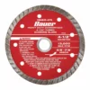 BAUER 4-1/2 in. Turbo Rim Wet or Dry Cut Diamond Saw Blade