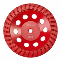 BAUER 7 in. Diamond Turbo Cup Wheel -Bauer Popular Store 57566 W4