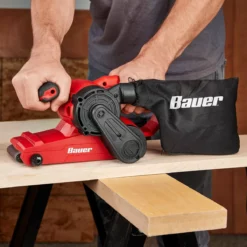 BAUER 8 Amp 3 in. x 21 in. Variable Speed Belt Sander -Bauer Popular Store 57587 W7