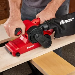 BAUER 8 Amp 3 in. x 21 in. Variable Speed Belt Sander -Bauer Popular Store 57587 W8