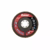 BAUER 5 in. x 7/8 in. 36-Grit Type 27 Flap Disc with Fiberglass Backing and Zirconia Grain