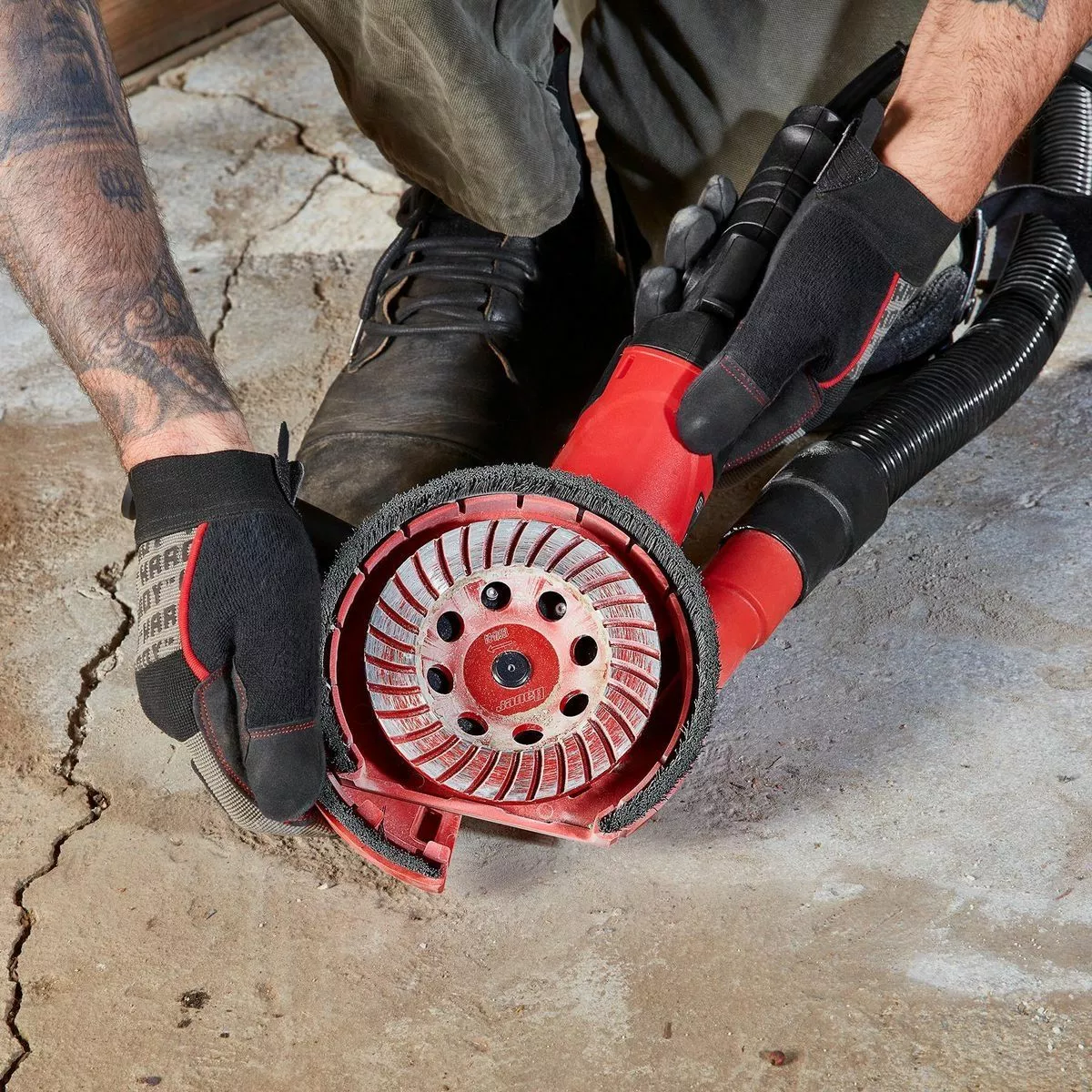 BAUER 4-1/2 in. Diamond Turbo Cup Wheel 7 BAUER 4-1/2 in. Diamond Turbo Cup Wheel - Image 7