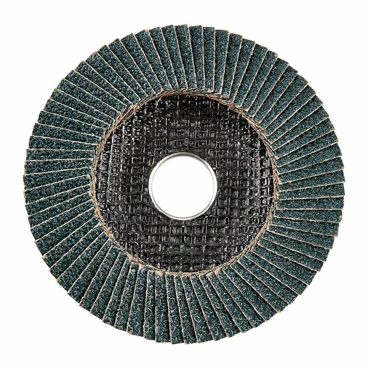 BAUER 4-1/2 in. x 7/8 in. 40-Grit Type 27 Flap Disc with Fiberglass Backing and Zirconia Grain 4 BAUER 4-1/2 in. x 7/8 in. 40-Grit Type 27 Flap Disc with Fiberglass Backing and Zirconia Grain - Image 4