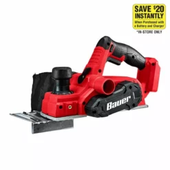 BAUER 20V Cordless 3-1/4 in. Planer - Tool Only 11 BAUER 20V Cordless 3-1/4 in. Planer - Tool Only -Bauer Popular Store 57777 W21