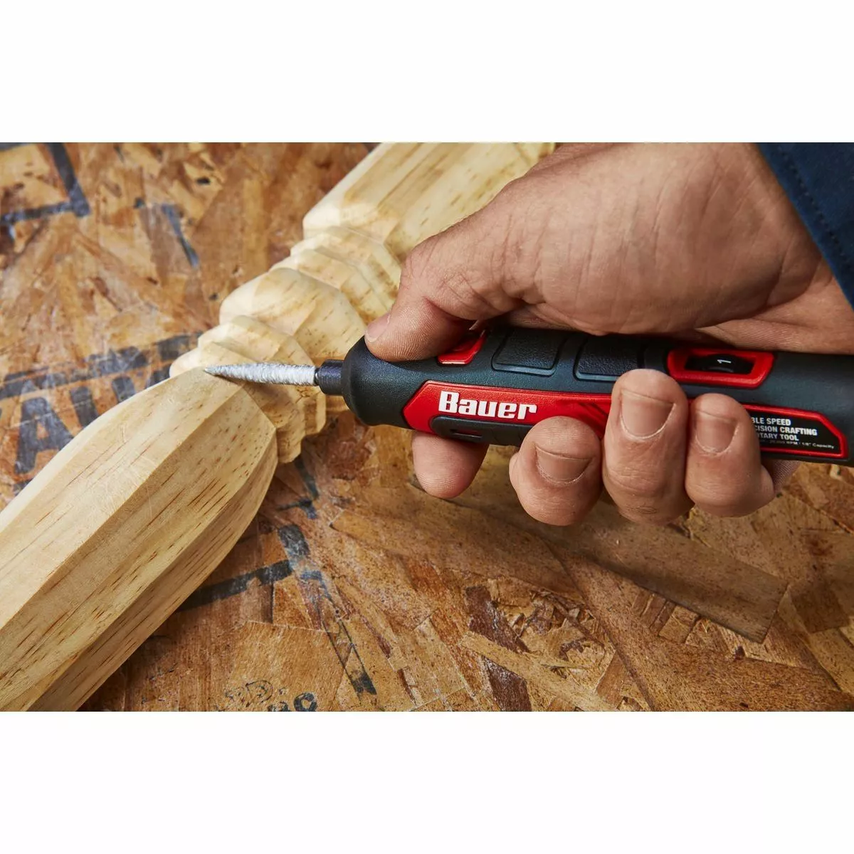 BAUER Carbide Rasp Set with 1/8 in. Shank, 2 Pc. 6 BAUER Carbide Rasp Set with 1/8 in. Shank, 2 Pc. - Image 6