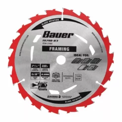 BAUER 7-1/4 in. 18T Framing Circular Saw Blade