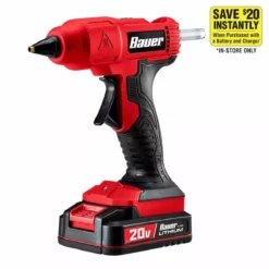 BAUER 20V Cordless Full Sized Glue Gun - Tool Only 10 BAUER 20V Cordless Full Sized Glue Gun - Tool Only -Bauer Popular Store 57997 W21