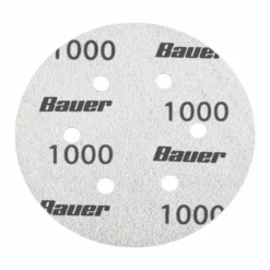 BAUER 6 in. 1000 Grit Hook and Loop 6-Hole Pattern Sanding Discs 5 Pk. -Bauer Popular Store 58288 W4