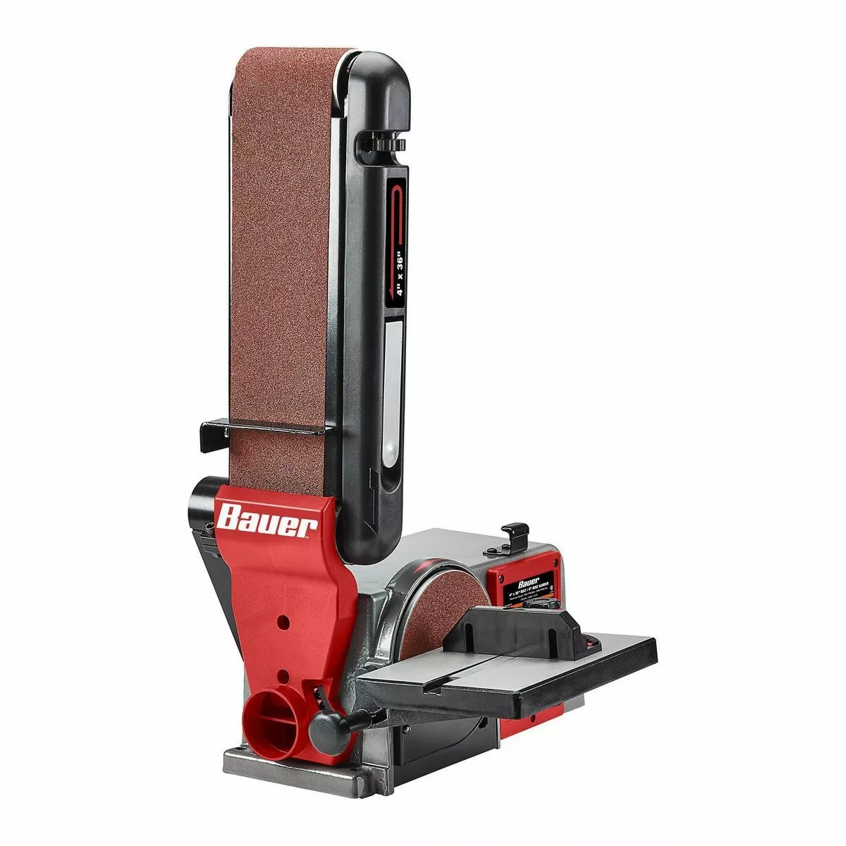 BAUER 4 in. x 36 in. Belt and 6 in. Disc Sander 8 BAUER 4 in. x 36 in. Belt and 6 in. Disc Sander - Image 8