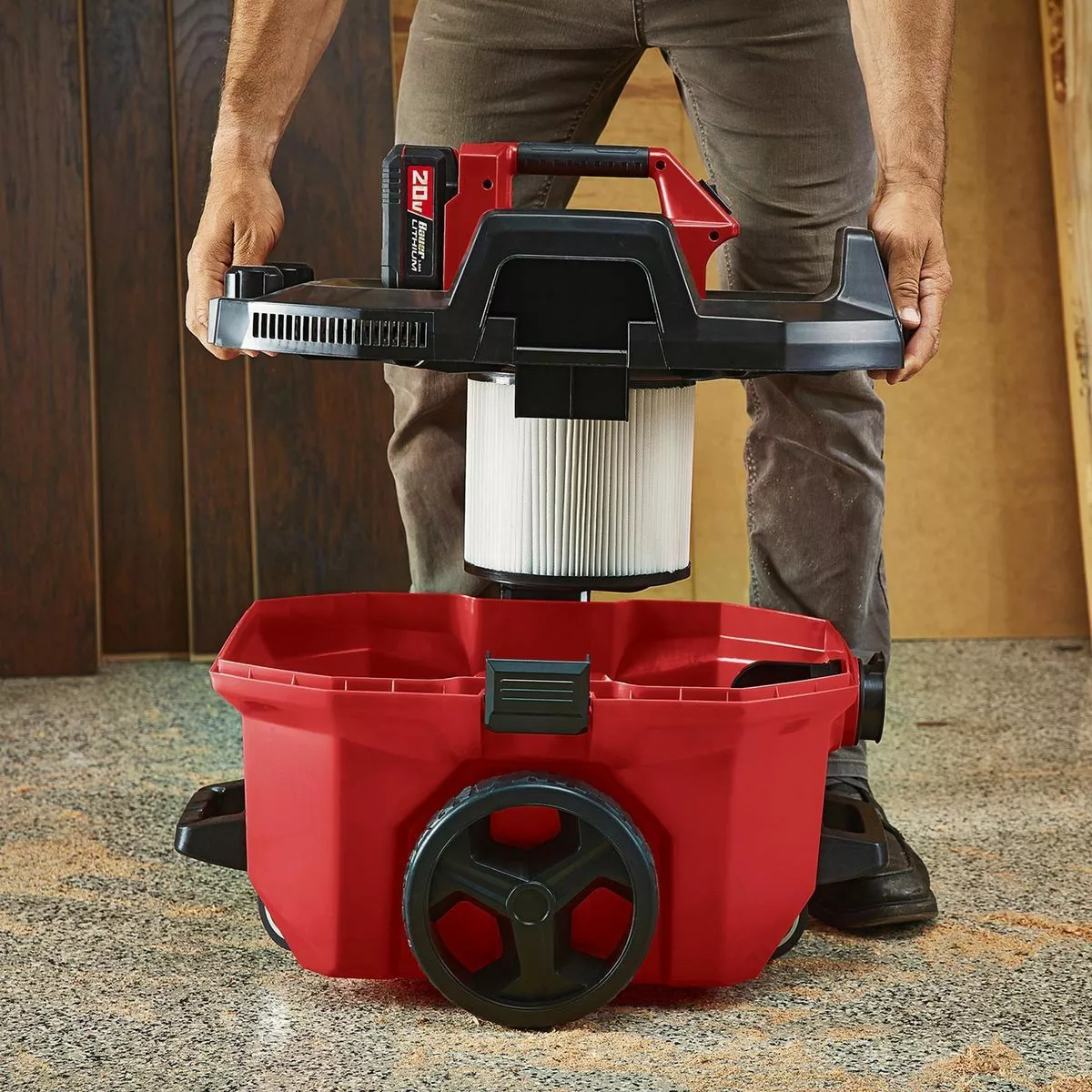 BAUER 20v Cordless 7 Gallon Wet/Dry Vacuum – Tool Only 9 BAUER 20v Cordless 7 Gallon Wet/Dry Vacuum – Tool Only - Image 9