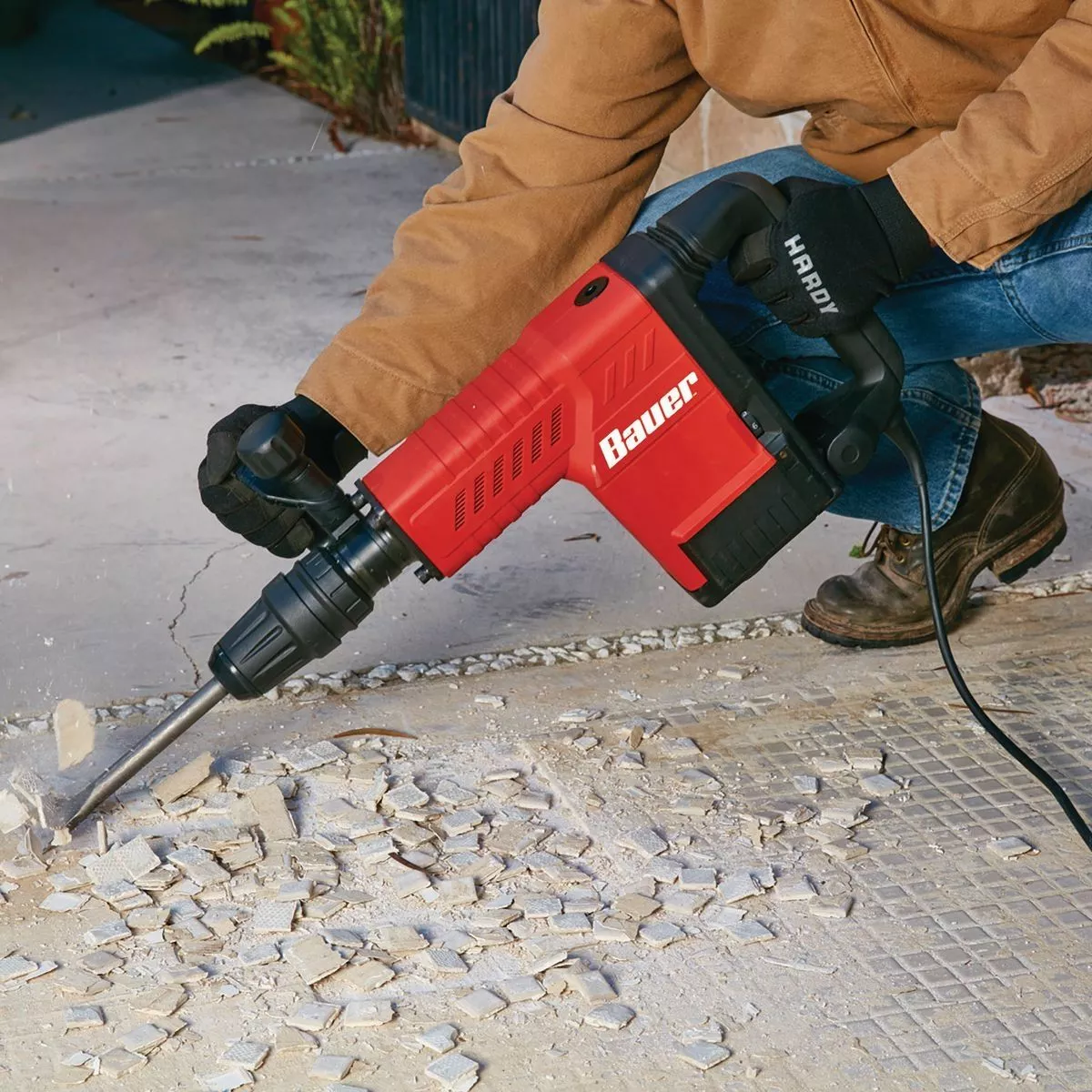 BAUER 12.5 Amp 23 lb. SDS Max-Type Demolition Hammer 2 BAUER 12.5 Amp 23 lb. SDS Max-Type Demolition Hammer - Image 2