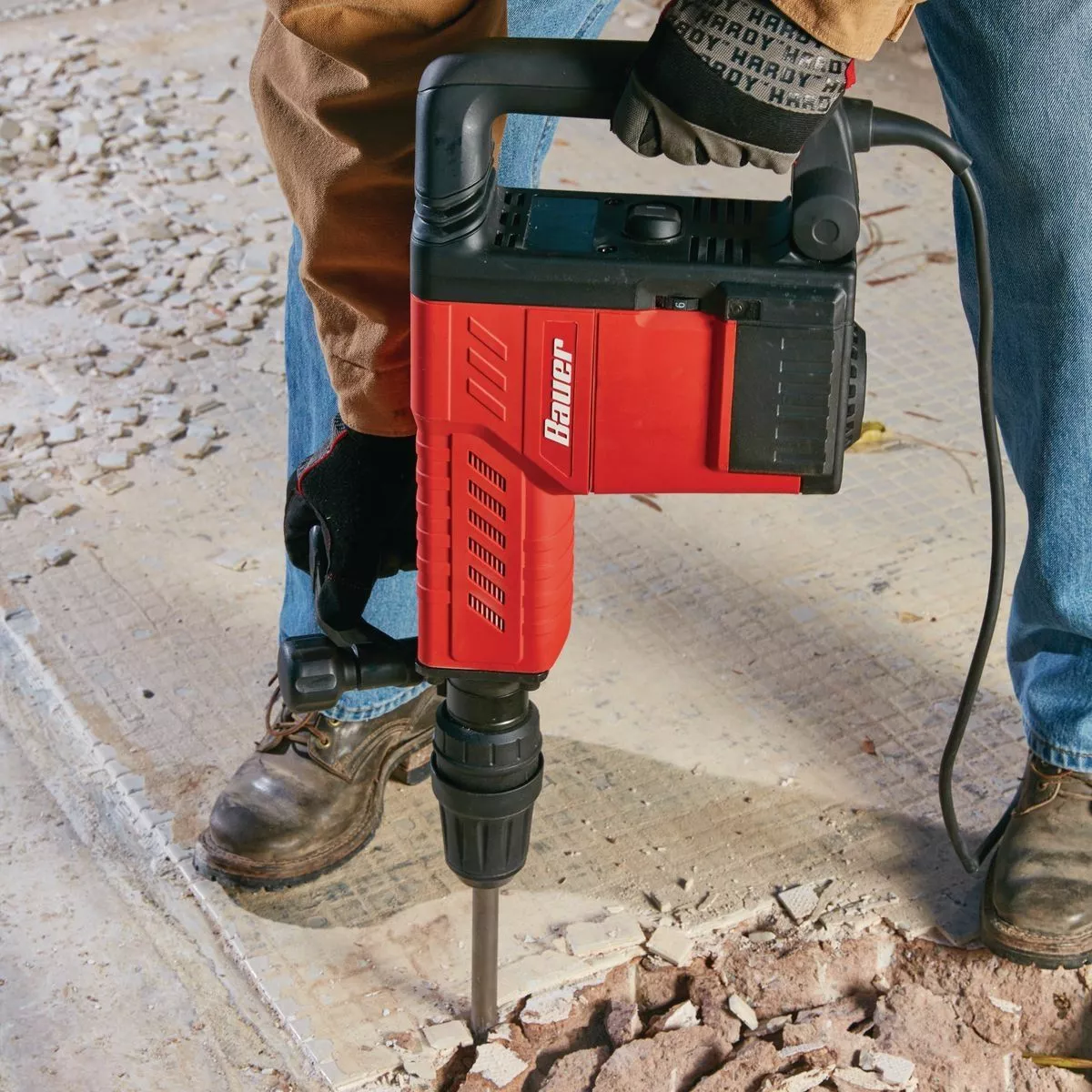 BAUER 12.5 Amp 23 lb. SDS Max-Type Demolition Hammer 3 BAUER 12.5 Amp 23 lb. SDS Max-Type Demolition Hammer - Image 3