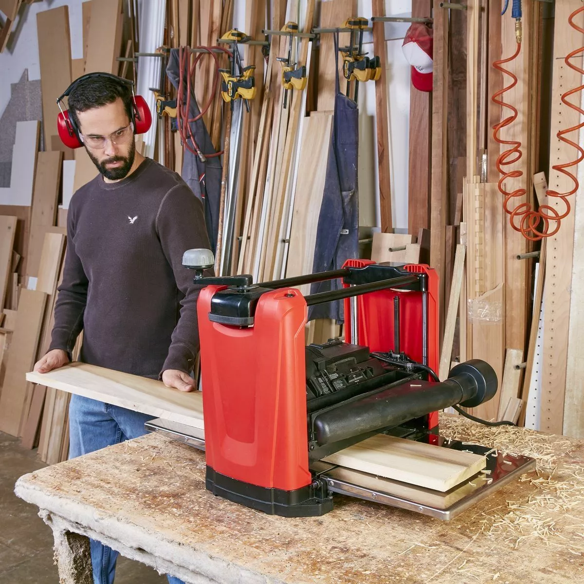 BAUER 15 Amp 12-1/2 in. Portable Thickness Planer 4 BAUER 15 Amp 12-1/2 in. Portable Thickness Planer - Image 4