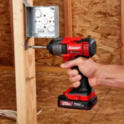 BAUER 20V Cordless 1/4 in. Hex Compact Impact Driver Kit with 1.5Ah Battery, Rapid Charger, and Bag 15 BAUER 20V Cordless 1/4 in. Hex Compact Impact Driver Kit with 1.5Ah Battery, Rapid Charger, and Bag -Bauer Popular Store 63528 W6
