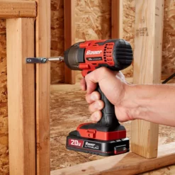 BAUER 20V Cordless 1/4 in. Hex Compact Impact Driver Kit with 1.5Ah Battery, Rapid Charger, and Bag 16 BAUER 20V Cordless 1/4 in. Hex Compact Impact Driver Kit with 1.5Ah Battery, Rapid Charger, and Bag -Bauer Popular Store 63528 W7